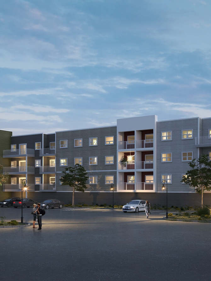 Nova Pine Hills building exterior - A new 2024 luxury apartment - Rent In Yellowknife
